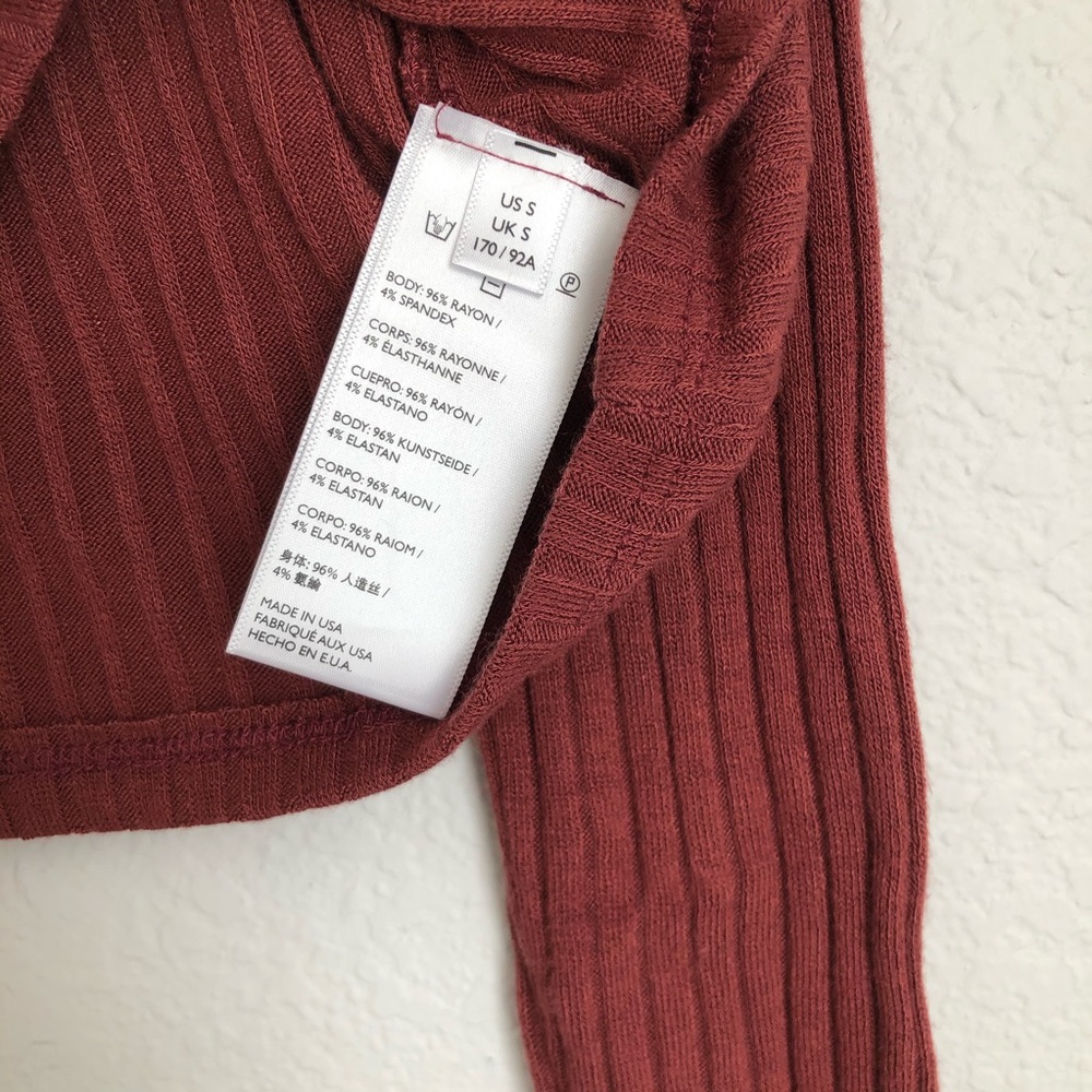 Out From Under Ribbed Button Front Cardigan - image 5